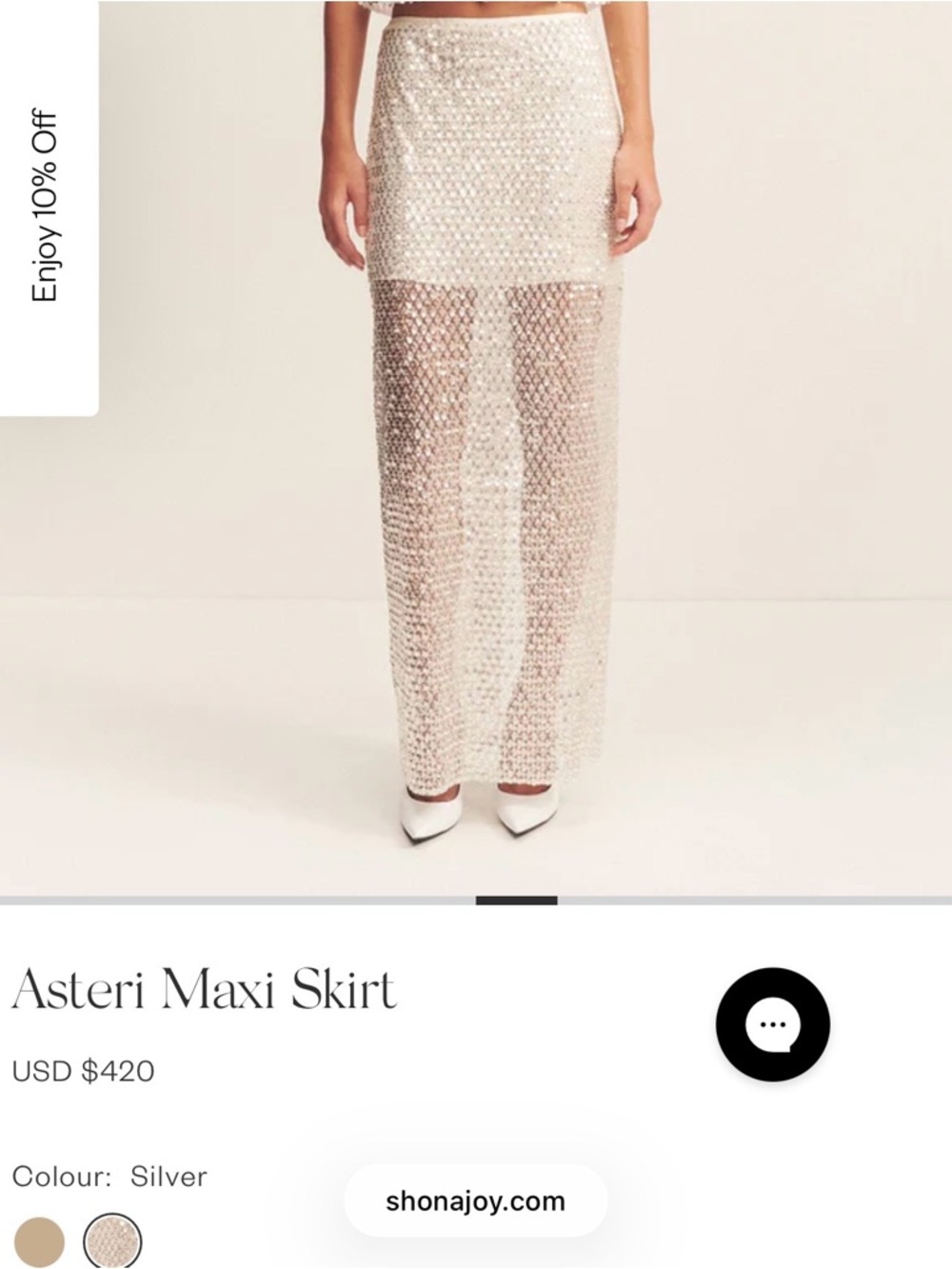 BRIDAL: Shona Joy Ivory Beaded Two Piece Set - Picture 2 of 3